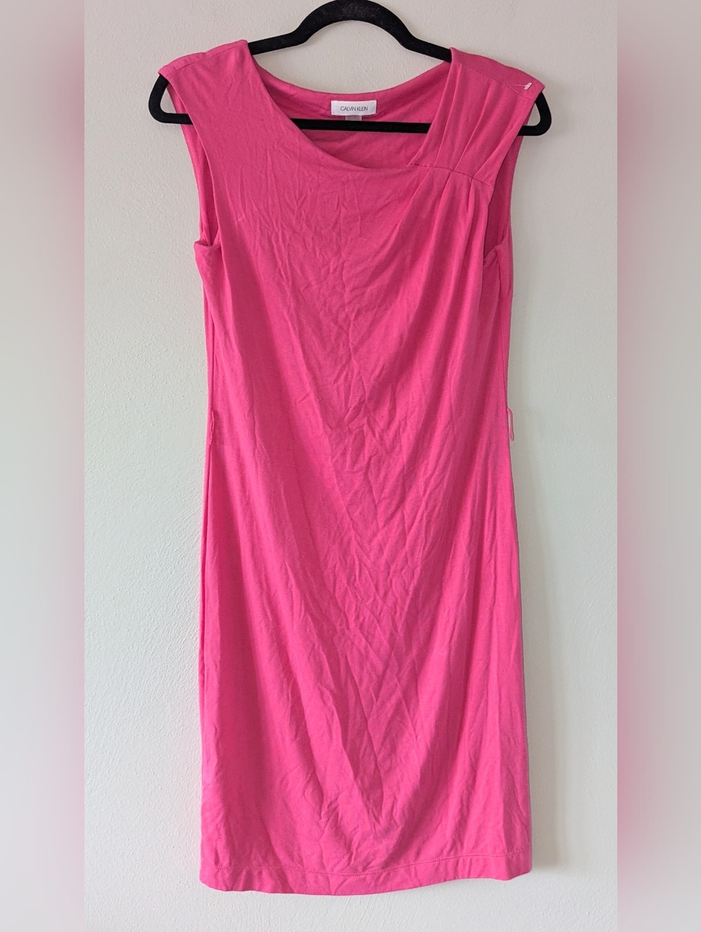 4 Calvin Klein Pink Stretchy Sheath‎ Dress